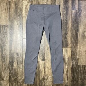 American Giant Ponte Pant Women's Size 2 Gray Slim Legging Pants Made in USA